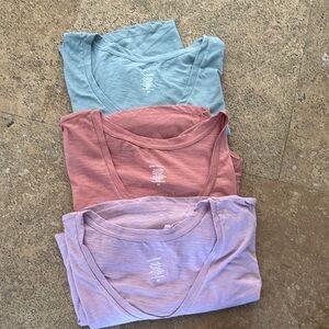 Stylish Women's V-Neck Tops - Set of 3